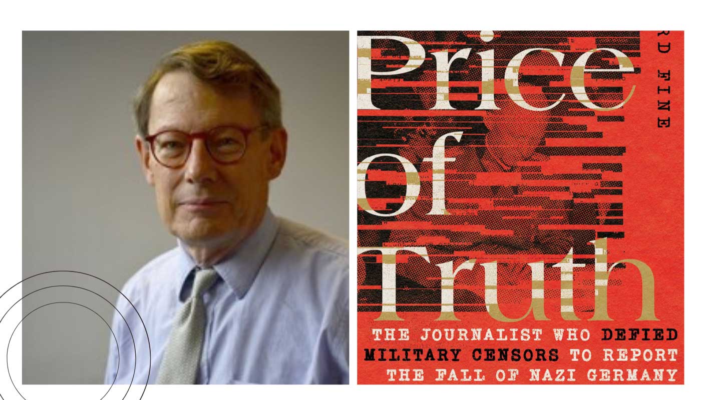 Richard Fine, Ph.D. and the cover of 'The Price of Truth'