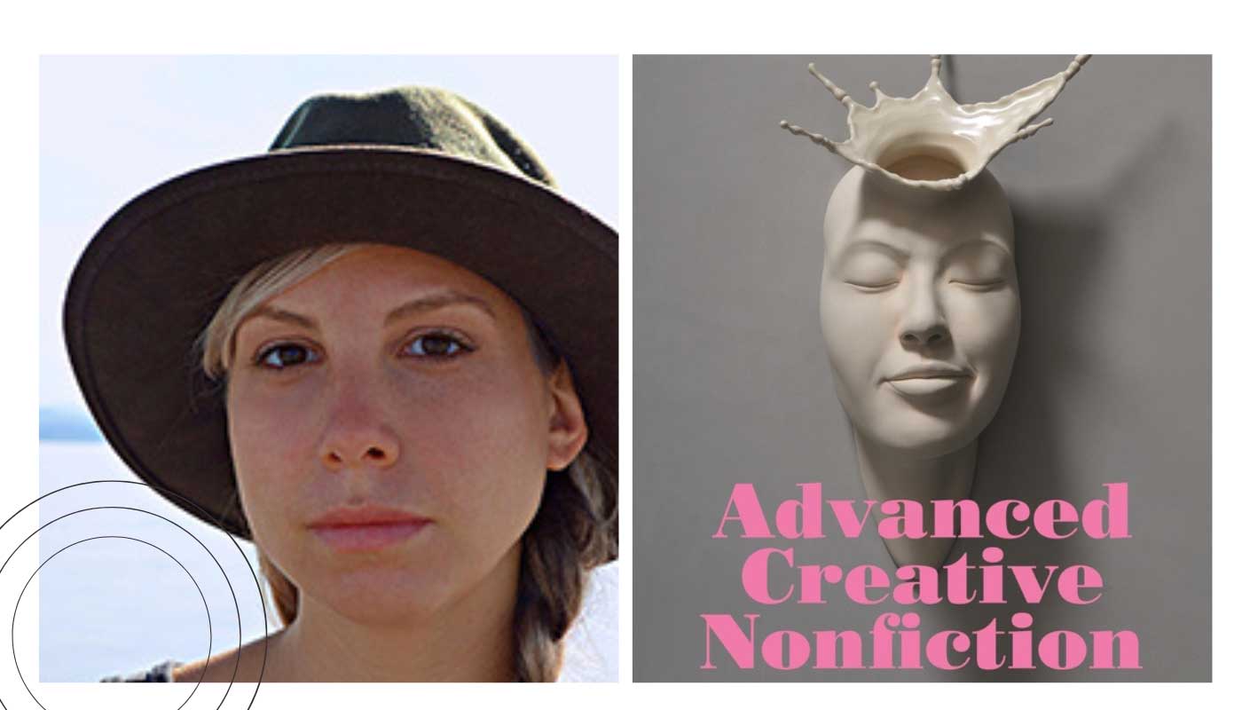Jessica Hendry Nelson and the cover of 'Advanced Creative Nonfiction'